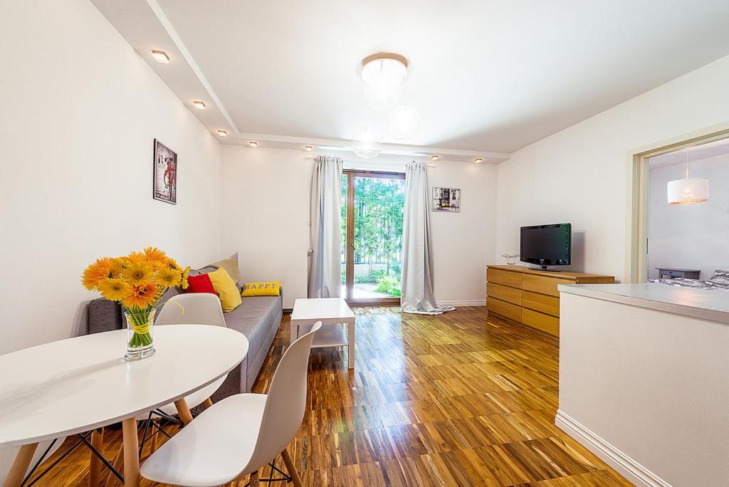 Apartment Powisle With Garage Warschau Exterior foto